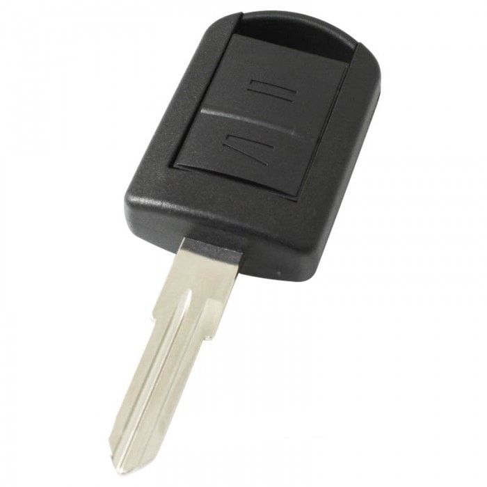 Opel 2-Tasten-Schlüsselgehäuse - Schlüsselblattspitze Ausklinkung links mit Elektronik 433MHZ - ID40 Transponder main product photo