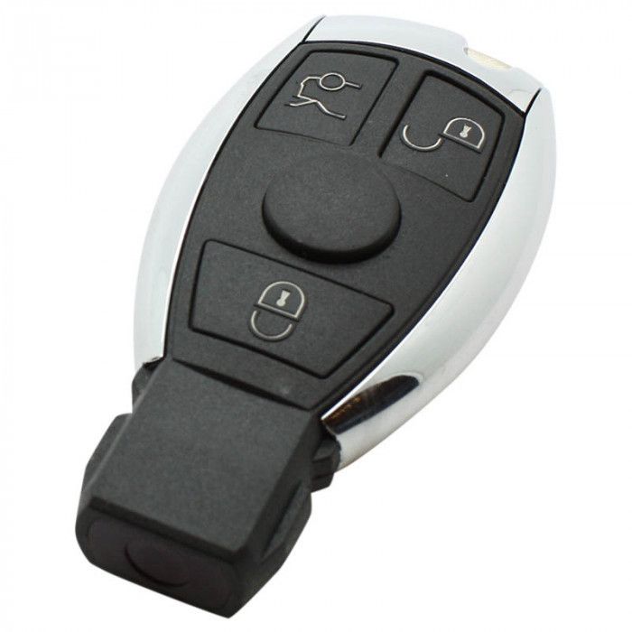 Mercedes 3-Tasten-Schlüsselgehäuse mit Elektronik 433MHZ (Modell 2) main product photo