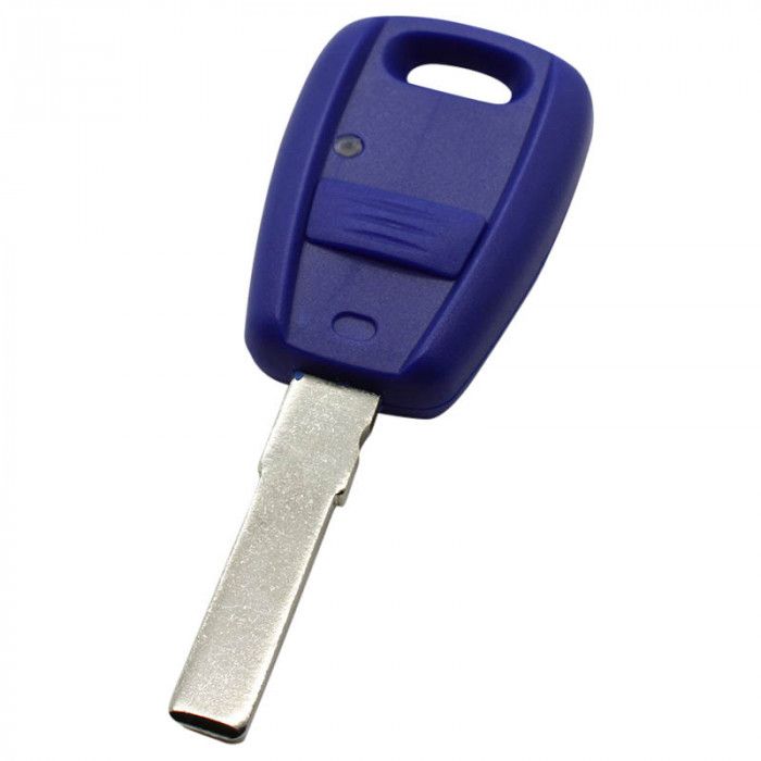 Fiat 1-Tasten-Schlüsselgehäuse lila - Schlüsselblatt gerade mit Elektronik 434MHZ - passend für Fiat Punto und Fiat Doblo main product photo