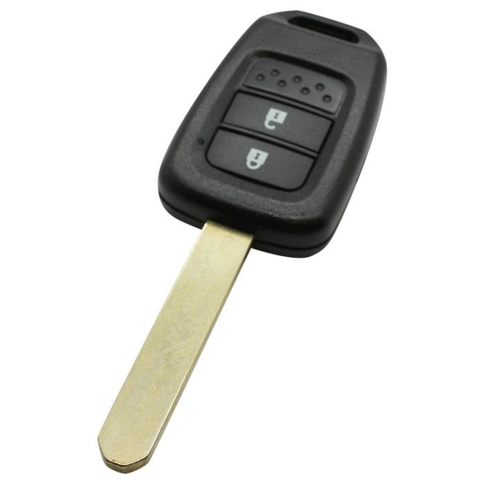 Honda 2-Tasten Schlüsselgehäuse - Schlüsselblatt gerade mit Elektronik 434MHZ - PCF7961X Transponder main product photo