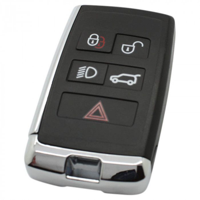 Land Rover 5-Tasten-Schlüssel mit Elektronik 433MHZ - ID49 Transponder für Range Rover u.a. main product photo