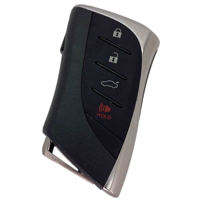 Lexus 4-Tasten Smart Key - Schlüsselblatt gerade mit Kerbe in der Mitte (Modell 2) main product photo