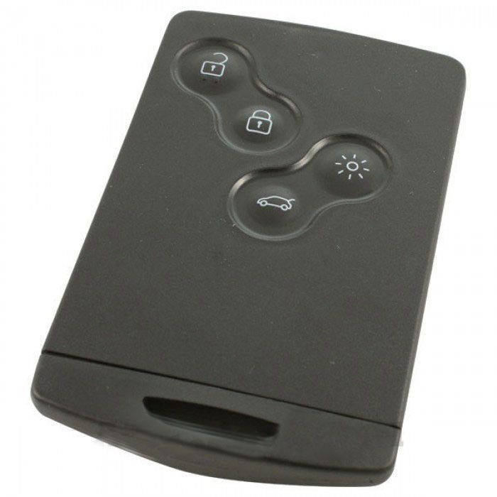 Renault 4-Tasten Chipkarte mit Elektronik 433 MHZ - PCF7941- ID46 Transponder main product photo