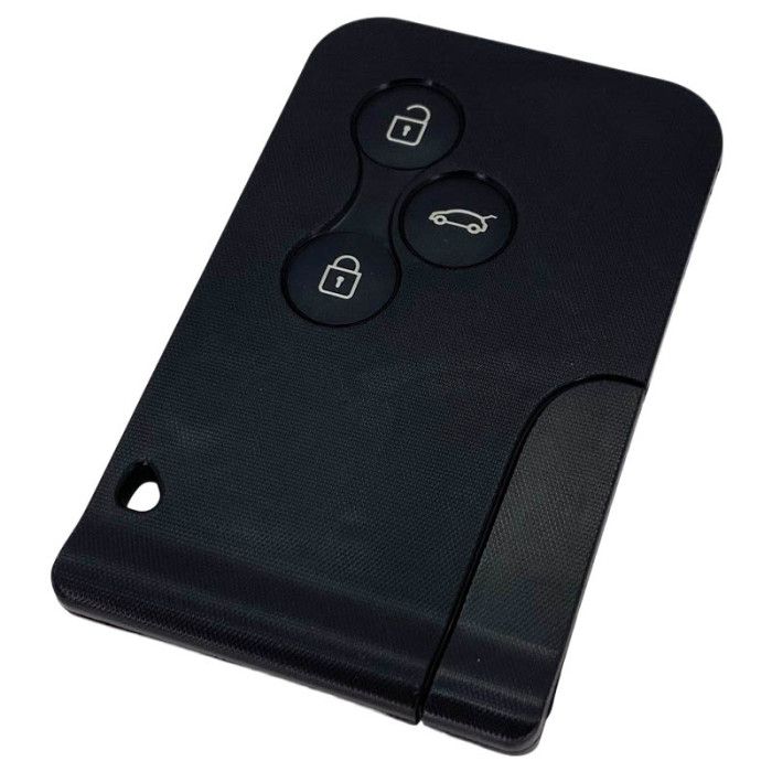 Renault Megane 3-Tasten-Chipkarte - Schlüssel Bit-Punkt mit Elektronik 434MHZ - PCF7942A Transponder - Keyless Go main product photo