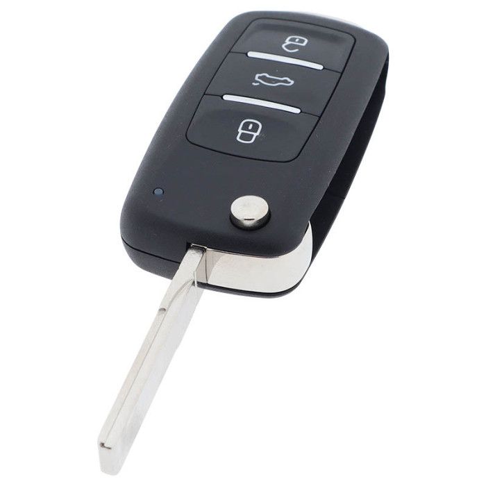 Skoda 3-Tasten-Klappschlüssel mit Elektronik - ID48- HU66 - 5K0837202Q main product photo