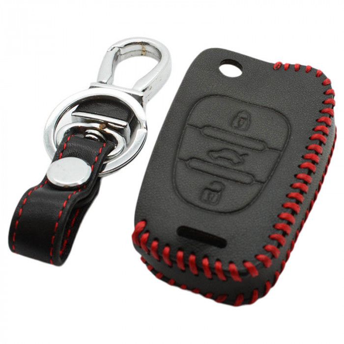 Kia 3-Tasten-Klappschlüsselabdeckung - schwarz main product photo