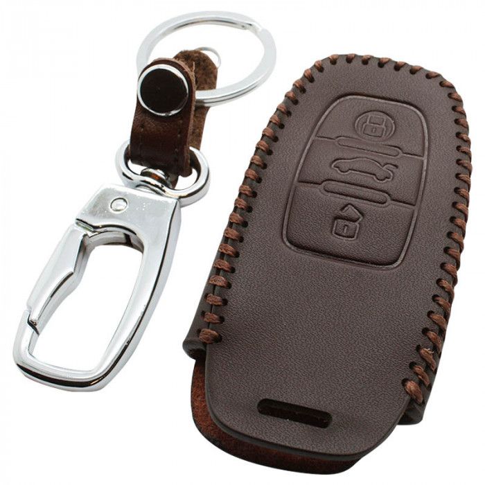 Audi 3-Tasten Smart Key Abdeckung - braun main product photo
