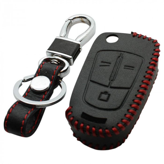 Opel 3-Tasten-Klappschlüsselabdeckung - schwarz (Modell 2) main product photo