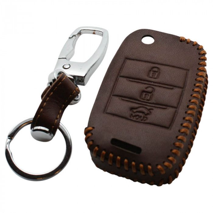 Kia 3-Knopf Klappschlüsselabdeckung - braun main product photo