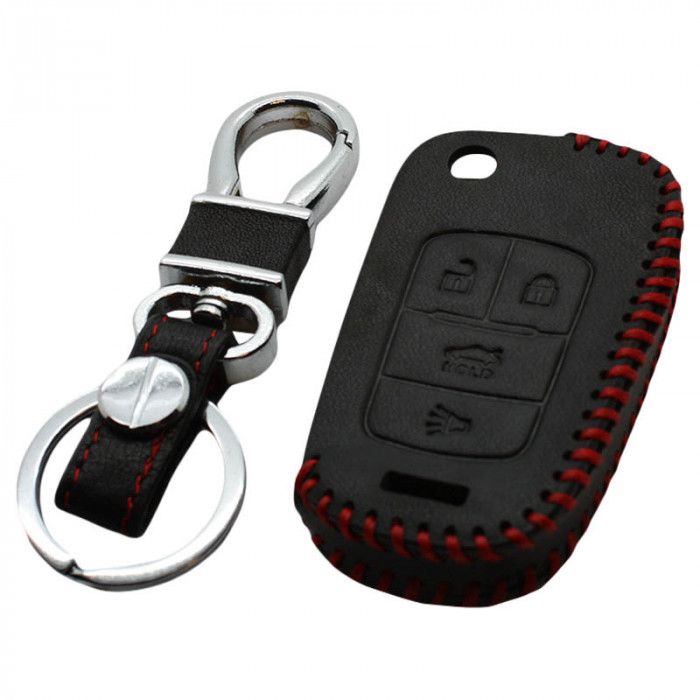 Chevrolet 4-Knopf-Klappschlüsselabdeckung - schwarz main product photo