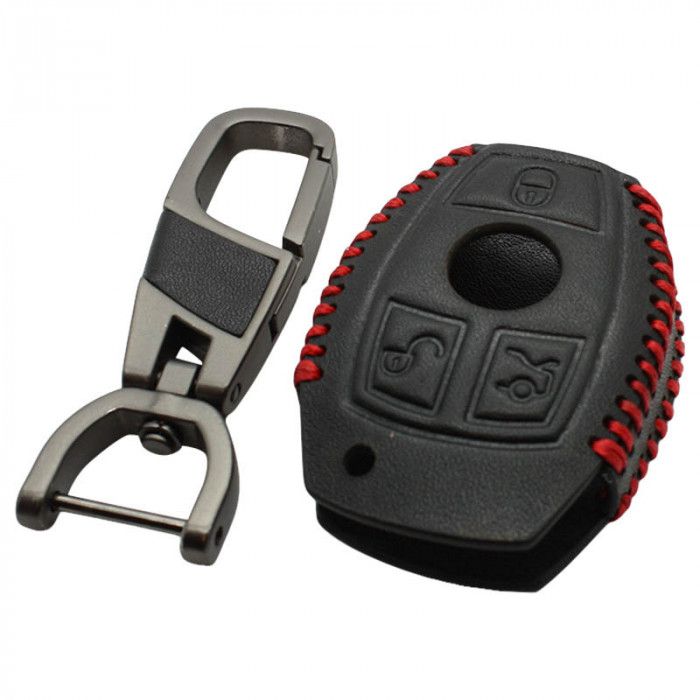 Mercedes 3-Tasten Smart-Key-Schlüsselabdeckung - schwarz main product photo