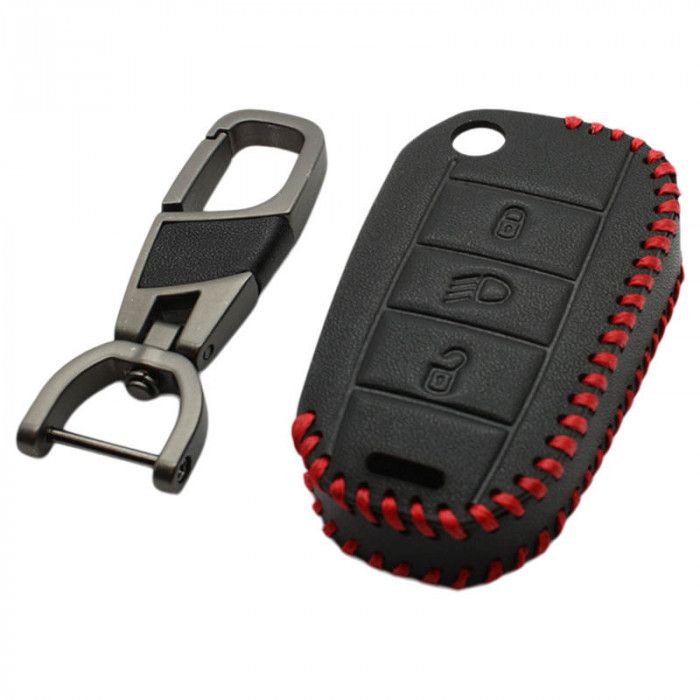 Citroën 3-Knopf-Klappschlüsselabdeckung - schwarz (Modell 2) main product photo