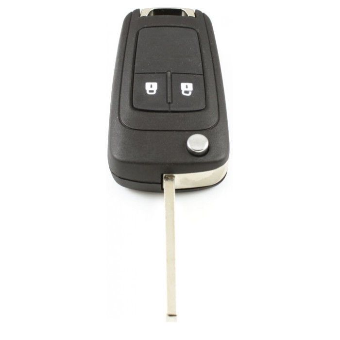 Opel 2-Tasten-Klappschlüssel - Schlüsselblatt gerade main product photo
