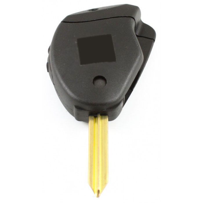Peugeot 2-Knopf-Klappschlüssel - Schlüsselblatt kreuzförmig main product photo