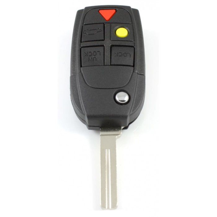 Volvo 5-Tasten-Klappschlüssel - Schlüsselblatt gerade mit Kerbe main product photo