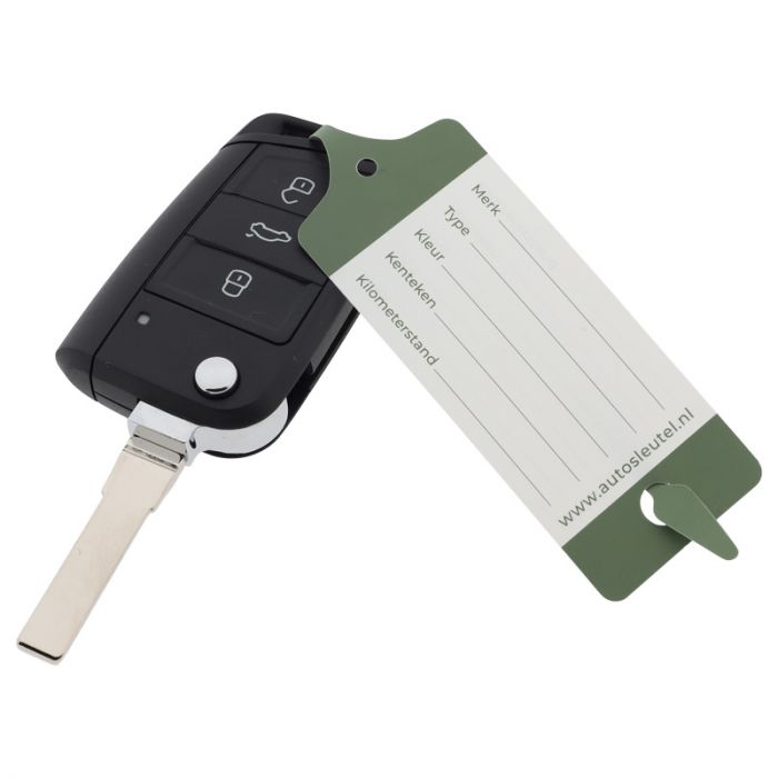 Schlüsselanhänger mit festem Einschubstreifen - Bündel zu 100 Stück main product photo