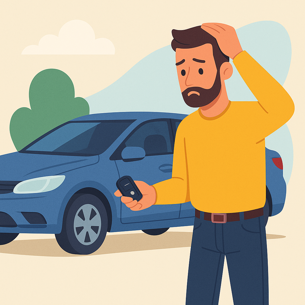 Siete rimasti chiusi fuori dalla vostra auto? Ecco cosa potete fare!