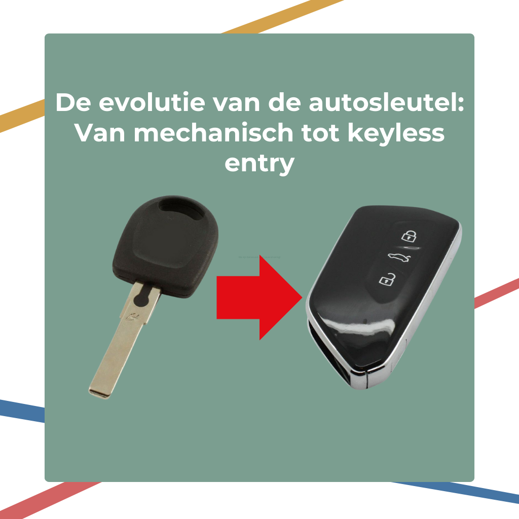 L'evoluzione della chiave dell'auto: Dalla chiave meccanica a quella senza chiave