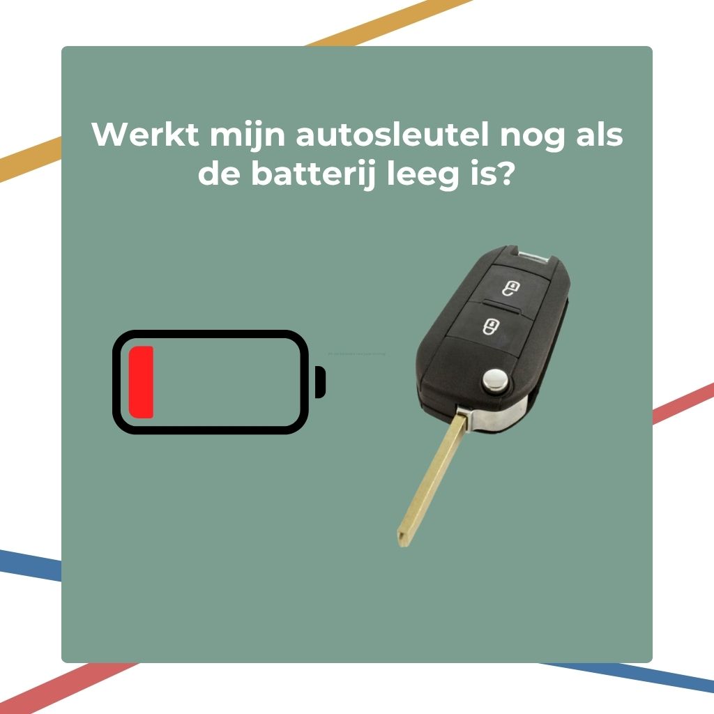 La chiave dell'auto funziona ancora se la batteria è scarica?